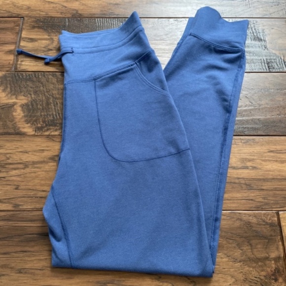 Kids Old Navy PowerChill joggers high waisted blue size XL 14-16 - Picture 1 of 12